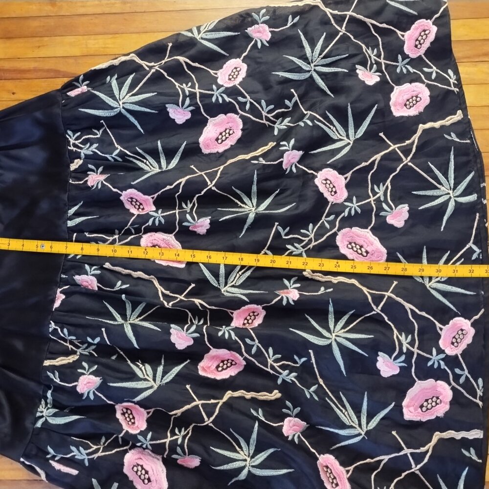 Vintage Adele Wechsler Embroidered Skirt - Picture 3 of 10